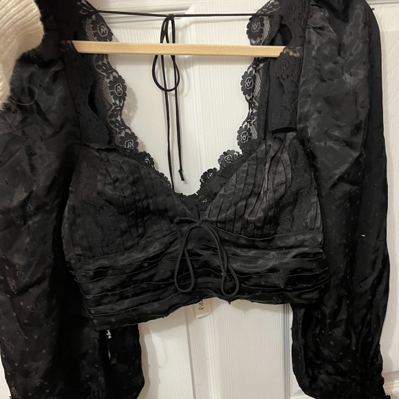 For Love & Lemons Liz Crop Top - Picture 2 of 4